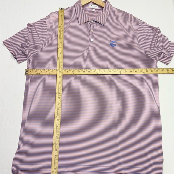 Lot Of 4  Peter Millar summer comfort Golf  Polo Shirt men’s size XL  striped - Picture 10 of 11